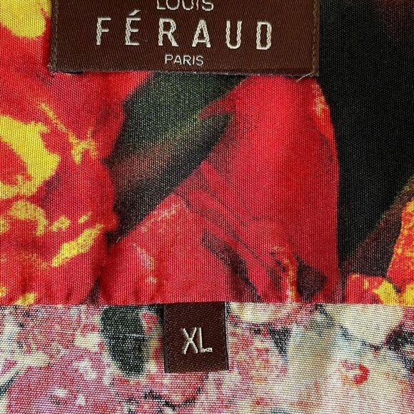 Louis Feraud Paris XL Floral Button Down - Picture 7 of 8